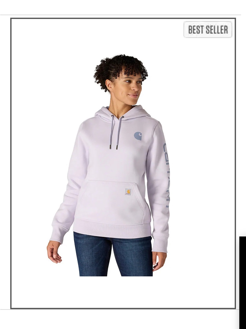 Carhartt Lilac Logo Hoodie